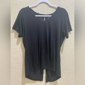 bcg Black V-Neck Short Sleeve Tee